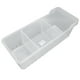 thumbnail image 3 of Estante de almacenamiento Ticfox para refrigerador organizador contenedor transparente 2 compartimentos 40 x 16 x 14,1 cm, 3 of 14