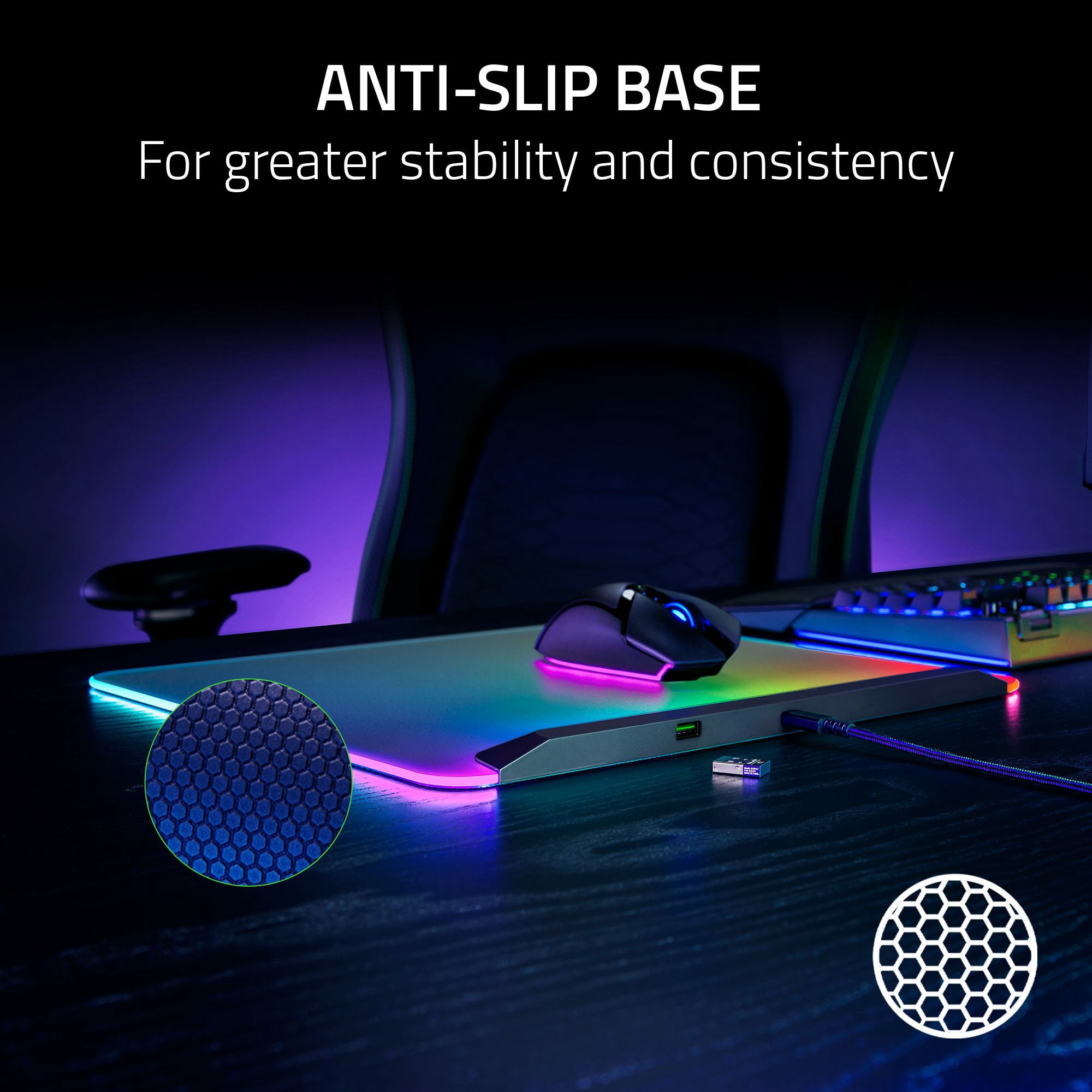 Razer Firefly V2 Pro Fully Illuminated RGB Gaming Mouse Mat