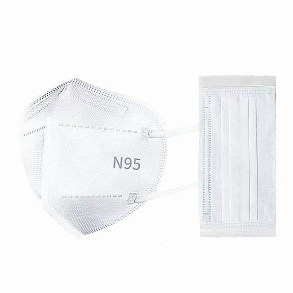 Medical protective mask N95, individually packaged, ear-loop design, 3D medical-grade sterilization packaging, includes a complimentary disposable mask.