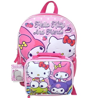 Hello Kitty Bow-Tastic 17" 3-Piece Backpack Set with Lunch Bag, Pink - Walmart.com Hello Kitty Bow-Tastic 17" 3-Piece Backpack Set with Lunch Bag, Pink - Walmart.com