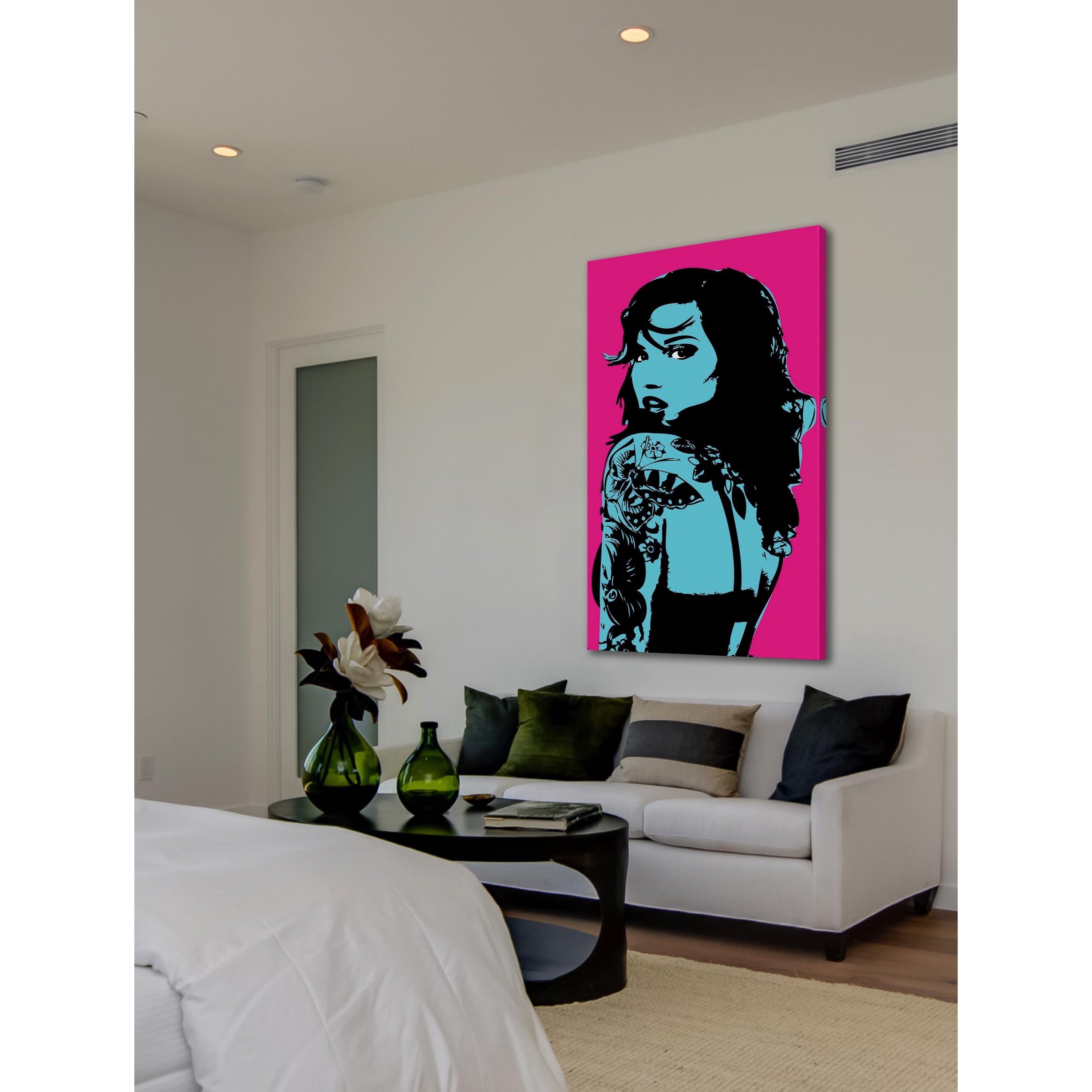 Marmont Hill Inc Marmont Hill - Girl 1 Print on Canvas