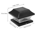 thumbnail image 2 of OUNONA Post Lights Stylish Appearance Plastic Pillar Light Black 1Pcs, 2 of 6