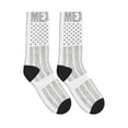 thumbnail image 4 of Athletic Socks Mexico-America Flag Sport Running Calf Socks Crew Socks for Men Women, 4 of 7