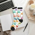 thumbnail image 6 of KLL Doodle Cars Print Cool Socks Men's Women's Crew Socks Funny Crazy Novelty Stockings, 6 of 7