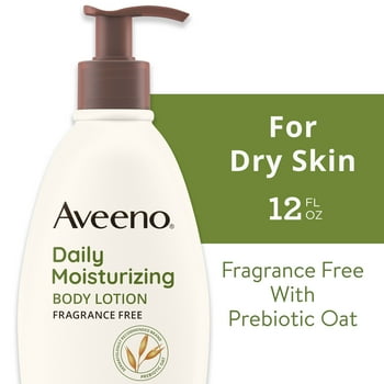 Aveeno Daily Moisturizing Lotion with Oat for Dry Skin, 12 fl. oz