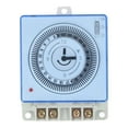 thumbnail image 2 of 24 Hour Time Switch, Transparent Cover Quick Wiring Terminal Mechanical Timer Switch Heat Resistance  for Heating and Cooling System, 2 of 7