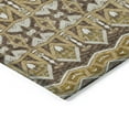 thumbnail image 5 of 9' X 12' Gold Brown And Beige Moroccan Washable Indoor Outdoor Area Rug, 5 of 5