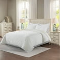 thumbnail image 2 of JML 2 Piece Velvet Quilt Set With 1 Sham, Soft Quilted Bedspread Coverlet, Twin, White, 2 of 5