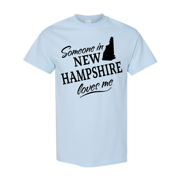 Inktastic Someone in New Hampshire Loves Me T-Shirt