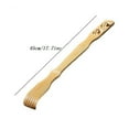 thumbnail image 2 of Bamboo Scratcher Two-Wheel Massager Household Elderly Tickling Tool, Wooden Back Scratch Roller for Daily Relaxation, Stress Relief, Summer, Daily Use, Christmas, Thanksgiving Makeup Organizers, 2 of 7