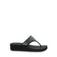 thumbnail image 2 of Time and Tru Women's Lifestyle Flip Flop Wedge, 2 of 5