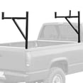 thumbnail image 1 of Elevate Outdoor Truck Ladder Rack Adjustable Steel Pickup Bed Cargo Carrier, Black, 1 of 9