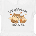 thumbnail image 4 of Inktastic My Grandma Loves Me with Cute Squirrels in Autumn Girls Toddler Dress, 4 of 5
