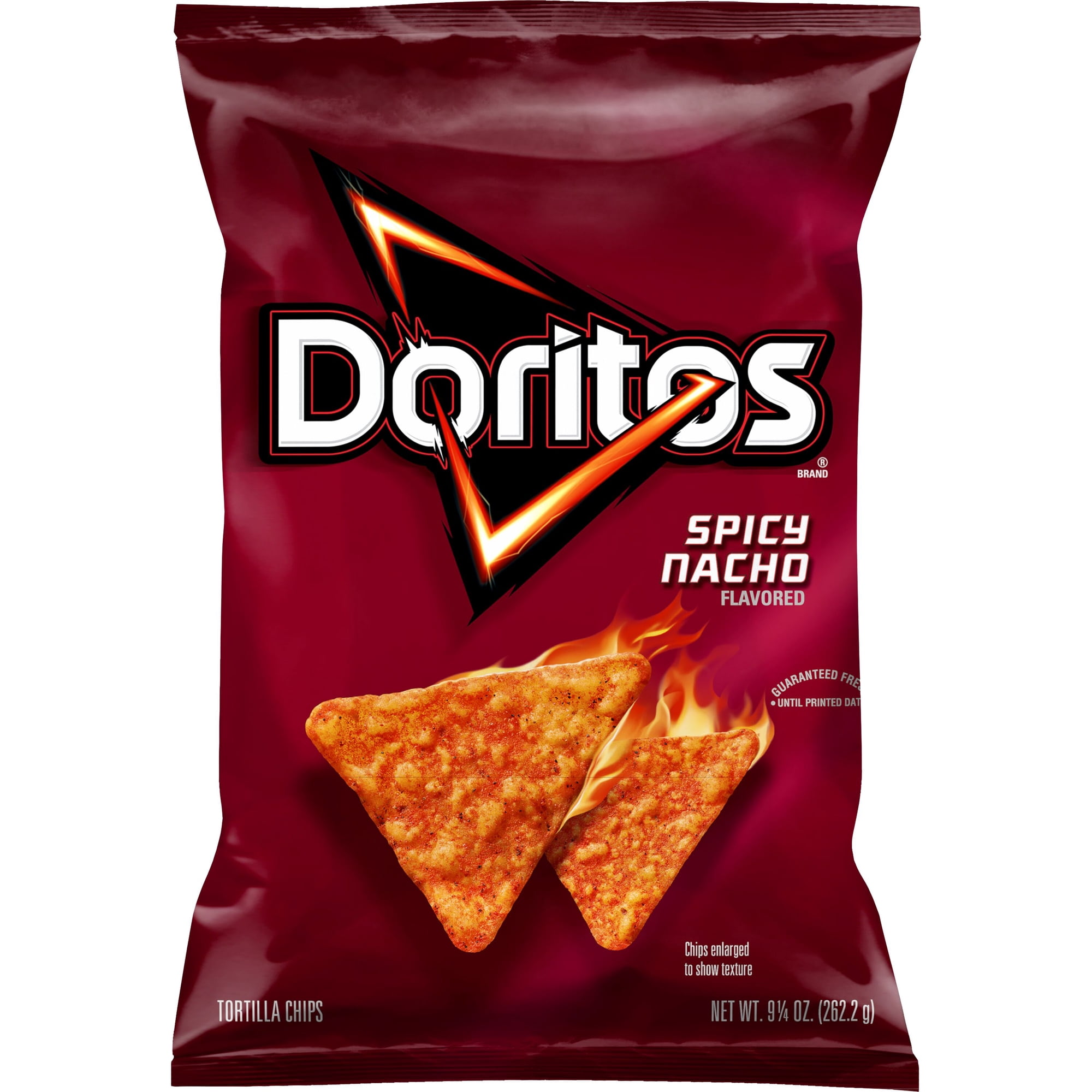 Doritos Spicy Nacho Flavored Tortilla Chips, 9.25 oz Bag