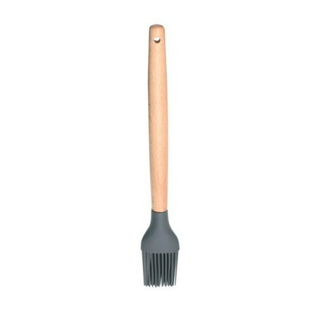 

TureClos Heat Resistant Wooden Handle Spatula Soup Spoon Skimmer Egg Beater Oil Brush Non-Stick Kitchenware