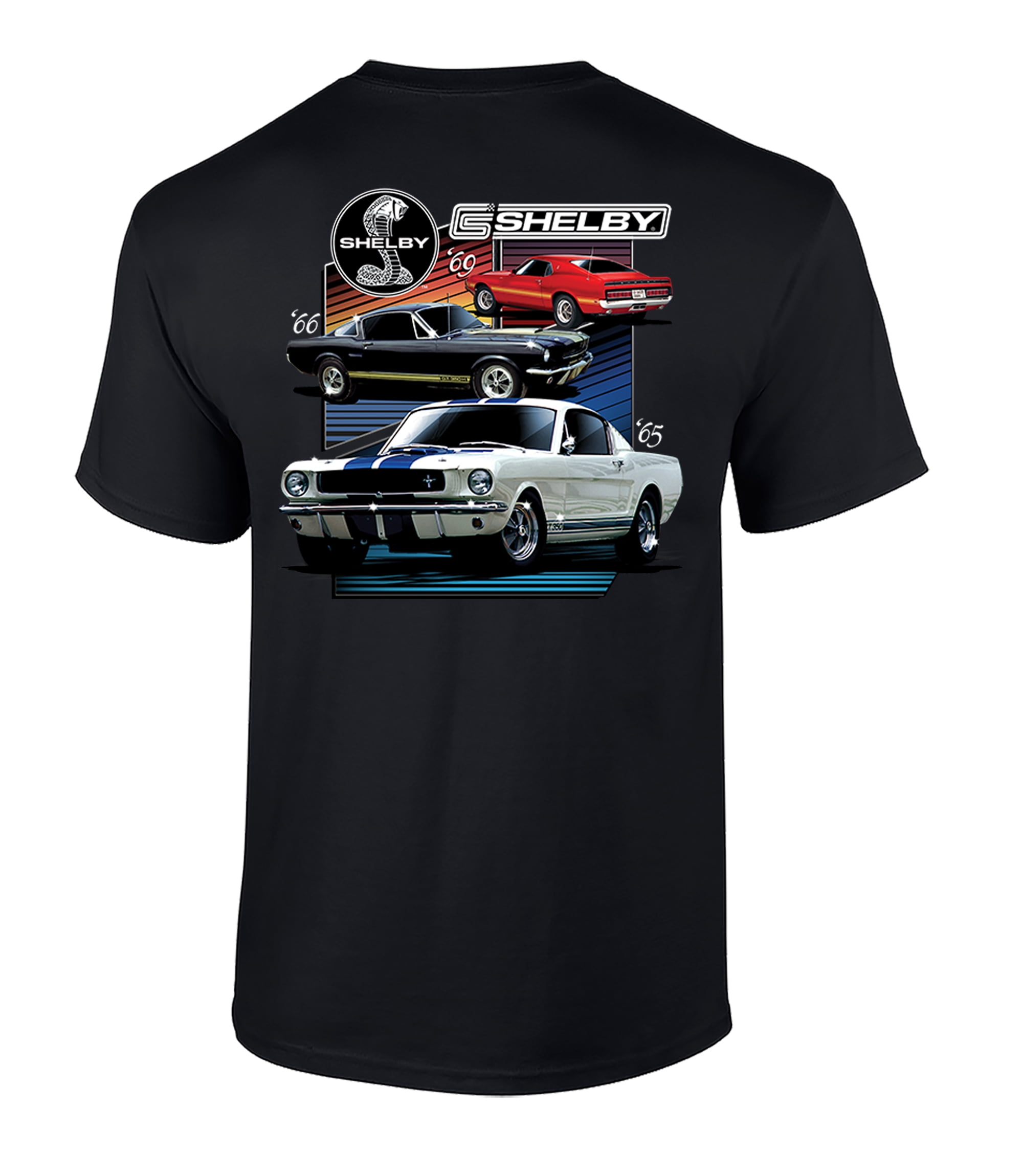 Mens Ford Mustang Shelby Cobra GT 500 T Shirt American Retro Classic Muscle Car 