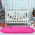 thumbnail image 3 of Arogan Ultra Soft Fluffy Bedroom Rugs For Kids,2.6'x5.3',Hot Pink, 3 of 7