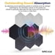 thumbnail image 3 of Paneles Acústicos, Paquete de 12 Paneles de Pared Insonorizados, Autoadhesivos Que Absorben el Sonido, Paneles Insonorizados Hexagonales, 3 of 5