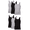 Black/Gray - 6 Pack, variant on Men's Tank Tops Undershirt, Moisture-Wicking, Cotton Ribbed Tanks, White or Black/Grey Multipacks