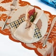 thumbnail image 4 of Harpily Kitchen Placemats Festival Table Flag Maple Table Flag Family Table Decoration Tablecloth Foreign Trade Festival Table Flag Maple Lace, 4 of 8