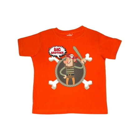 

Inktastic Big Brother Pirate Gift Toddler Boy Girl T-Shirt