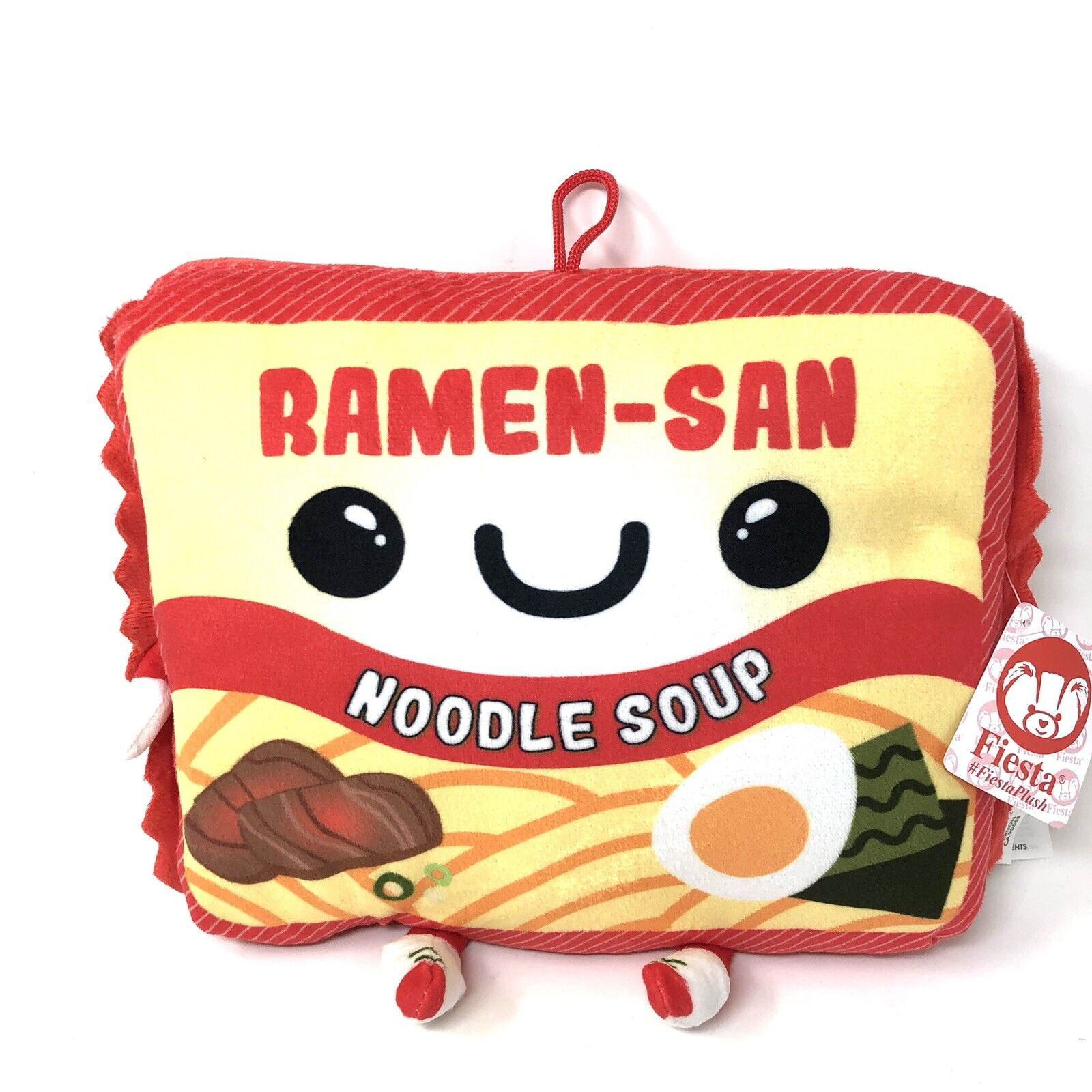Ramen-San Noodle Soup Ramen Noodles Plush Pillow Red 9 inch - Walmart.com