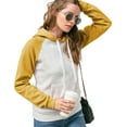 thumbnail image 5 of Doublju Women's Long Sleeve Lightweight Pullover Raglan Hoodie Sweatshirts, 5 of 5