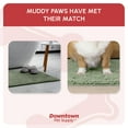thumbnail image 4 of My Doggy Place Dog Mat for Muddy Paws, Washable Dog Dog Mat, Sage Green, 4 of 8