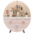thumbnail image 1 of Makeup Storage Organizer Box，Cosmetics Storage Display Rack With Drawer，Waterproof, Dustproof, Elegant Display Cabinet，Suitable For Bathroom Countertop, Bedroom Dresser, 1 of 7