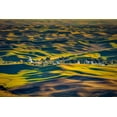 thumbnail image 2 of Jaynes Gallery 24x17 Gold Ornate Wood Framed with Double Matting Museum Art Print Titled - Washington State-Palouse Steptoe Village and farmland at sunset, 2 of 4