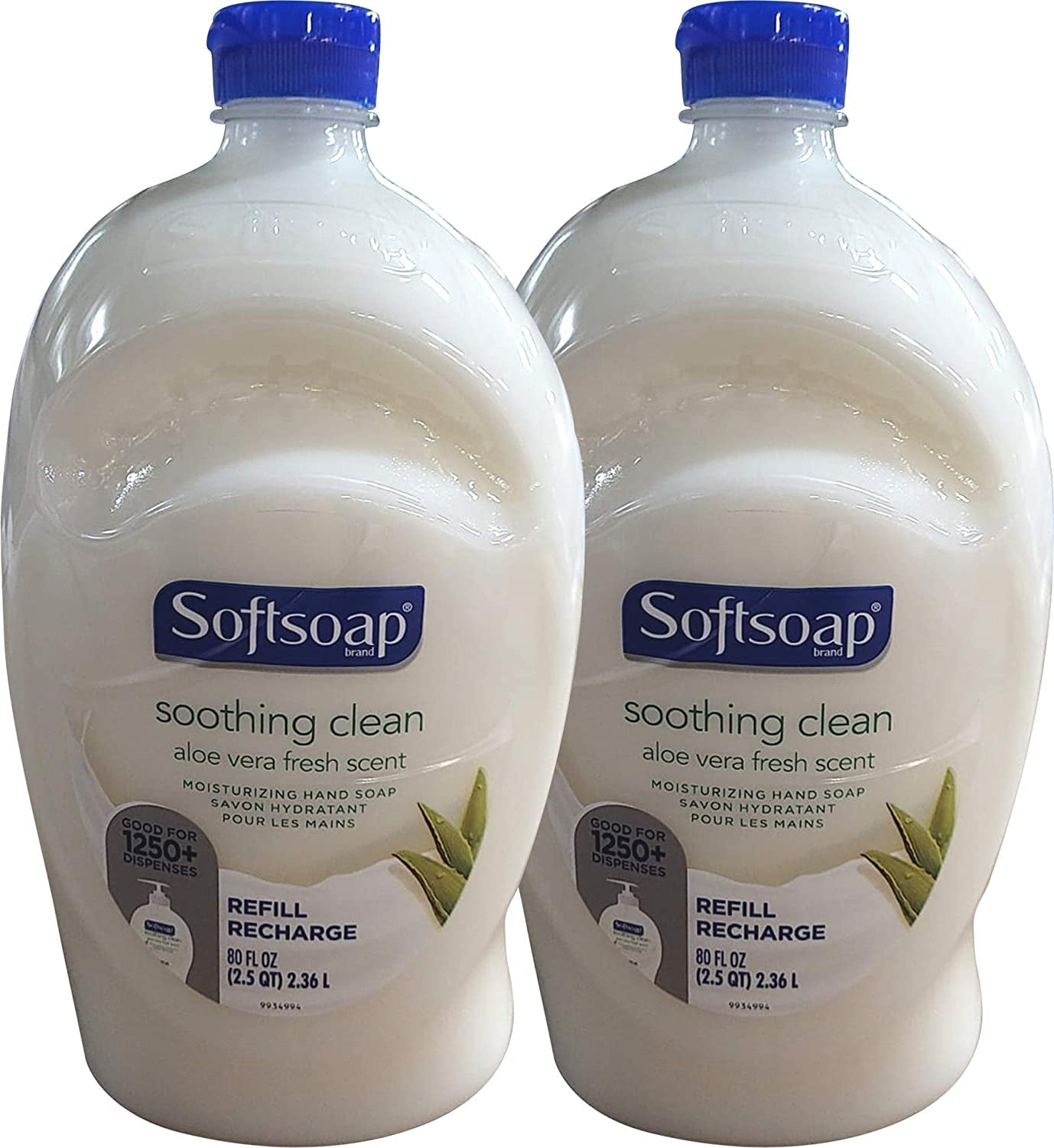 Softsoap Hand Soap Soothing Aloe Vera Moisturizing Hand Soap Refill Twin Pack Total 160 Fl Oz 