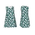thumbnail image 7 of Pofeuu Daisies Flowers Print Women's Sleeveless Dress, Loose Fit Summer Dress, Casual Tank Dress for Women, 7 of 7
