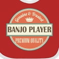 thumbnail image 4 of Inktastic Banjo Player Funny Idea Boys or Girls Baby Bib, 4 of 4