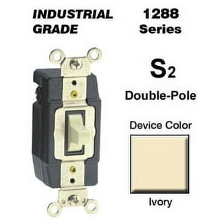 Leviton 40 Amp 600 Volt Industrial Grade Double Pole Single Phase