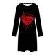 thumbnail image 3 of TaTaai Women's Valentine's Day Plus Size Printed Loungewear Set, Long Sleeve Top and Pants, Casual Sleepwear Two Piece Gift, 3 of 4