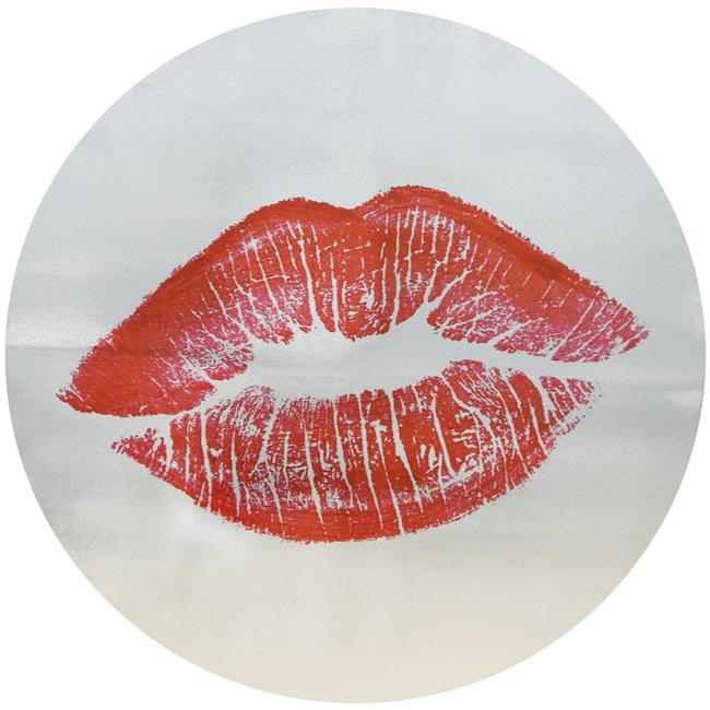 Empire Art Direct Scgr Ead3185 24 24 In Circular Silver Giclee Printed Lip Canvas Wall Art Walmart Canada