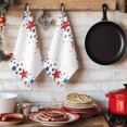 thumbnail image 6 of 4th of July Kitchen Towels Set of 1, Independence Day Star American Absorbent Dish Towels for Kitchen, Microfiber Hand Towel, Quick Drying Tea Towel for Cleaning Decorative Dishcloths, 6 of 7