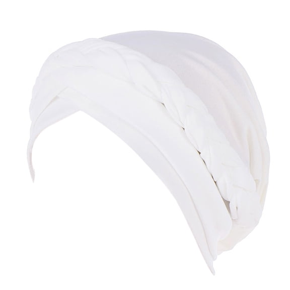 Women's Baseball Caps Women India Hat Muslim Solid One Tail Chemo Beanie Scarf Turban Warm Wrap Cap,White Women's Accessories Baseball Caps