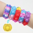 thumbnail image 2 of 10 piezas, pulsera sensorial simple portátil, juguete de mano para aliviar el estrés para niños adultos ansiedad autismo, pulsera sensorial para aliviar el estrés, 2 of 5