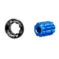 thumbnail image 1 of TOOPRE Tapa de manivela de bicicleta de montaña Tornillos Tapa CNC Aleación de aluminio M20x8mm BB Parte inferior, 1 of 7