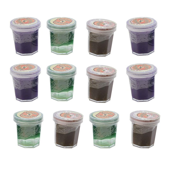 12 Witch's Potion - Mini Slime Containers for Halloween Goody Bags - Trick or Treat