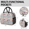 thumbnail image 6 of Womens Pioneer Flower Floral Print Pattern Lunch Box for Work,Insulated Lunch Bag for Women,Loncheras Para Mujer,Leakproof Adult Lunch Bag for Work,Beach,Travel,Picnic,Camping, 6 of 6