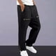 thumbnail image 2 of Pantalones de trabajo con cremallera en los bajos para hombre - Cargo de color liso - Poliéster, bolsillos grandes, tallas S-XXL, 2 of 6