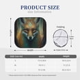 thumbnail image 3 of Gukieu Vintage Pattern Fox Print Car Windshield Sun Visor, Foldable Anti-UV Car Sun Visor Suitable for Vans, Trucks Car Accessories-Large, 3 of 6