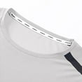 thumbnail image 4 of Quinlirra Mens T-shirts dry fit Men's Summer Solid Color Casual Loose Short Sleeved Round Neck T-shirt, 4 of 4