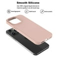 thumbnail image 5 of Ebizware for iPhone 15 Pro Phone Case, Liquid Silicone Case Cover for Apple iphone 15 Pro, Shockproof Full-Body Protective Case Cover with Microfiber Lining (Pink Sand), 5 of 8