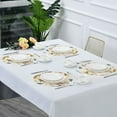 thumbnail image 5 of 15.4" Round Placemat Set of 4 Polyester Fabric Place Mats Non-Slip Dining Kitchen Table Mats for Kitchen Party Decor Retro Santa Claus and Reindeer, 5 of 5
