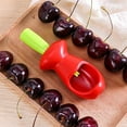 thumbnail image 6 of Cherry Pitter Tool Strawberry Core Remover Strawberry Huller Olive Pitter Tool Cherry Corer Pitter Fruit Core Seed Remover for Make Fresh Cherry Dishes, Cherries Pie,Cocktail Cherries, 2.01x5.1", 6 of 6
