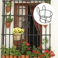 thumbnail image 4 of Milisten 3 Pcs Support de Pot de Balcon Pot de Plante Suspendu Parapet Pot de Fleur en Fer, 4 of 5