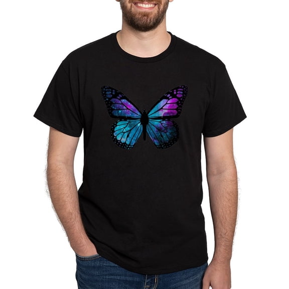 CafePress - Galactic Butterfly T Shirt - Men's Classic Graphic Cotton T-Shirt
